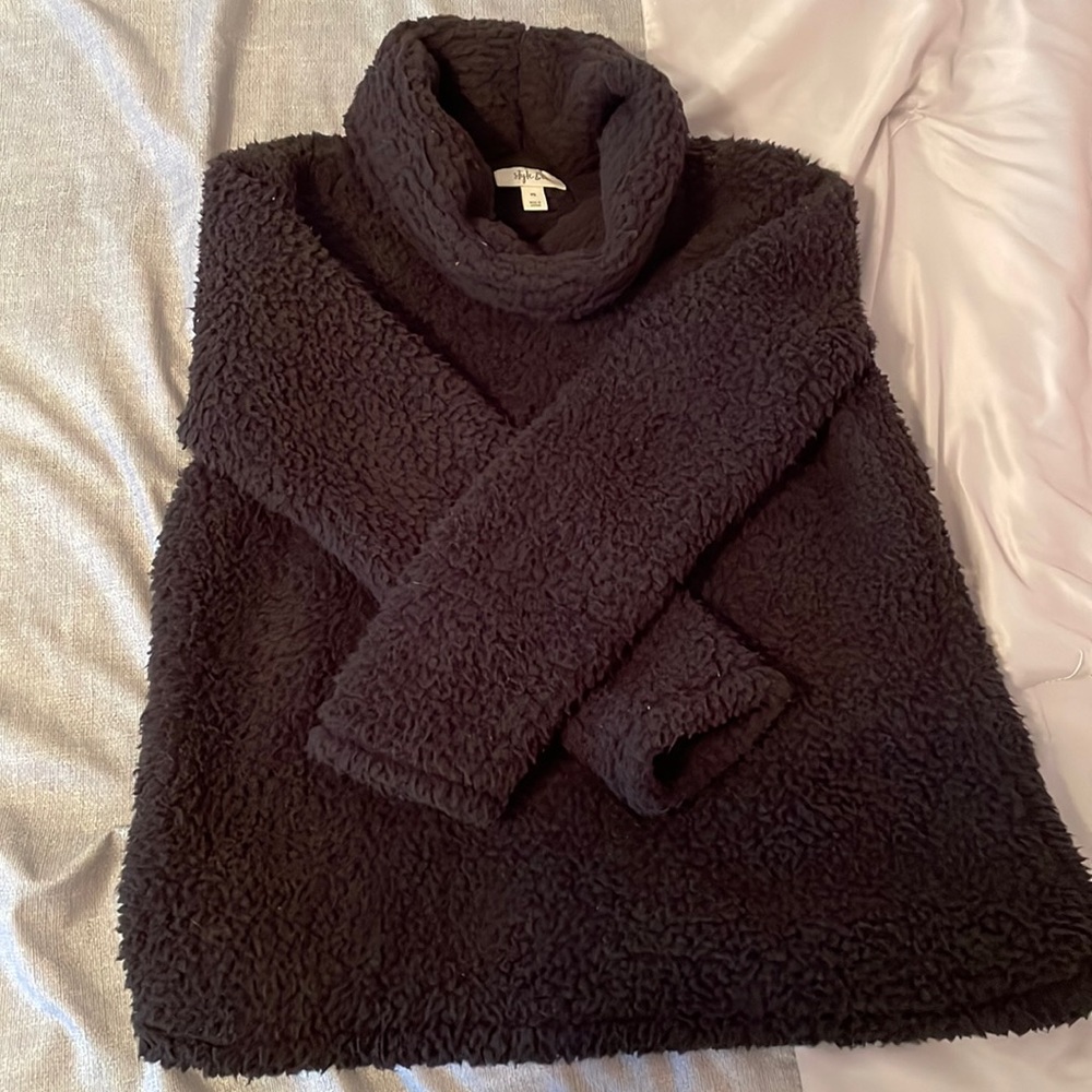 Cozy black sweater